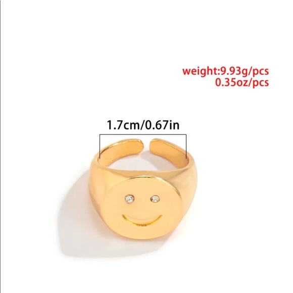 n e w |  smiley ring⭐️ - Picture 6 of 10